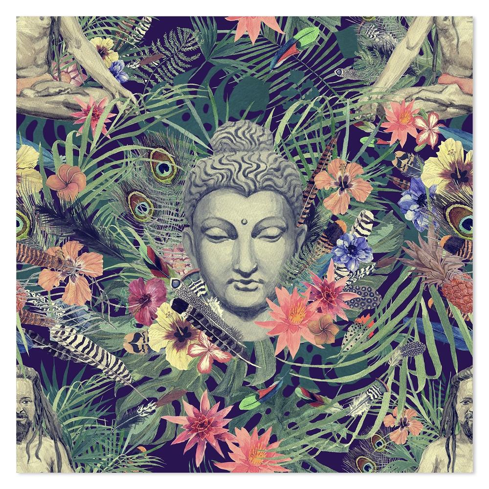 wall-art-print-canvas-poster-framed-Tropical Buddha-by-Gioia Wall Art-Gioia Wall Art