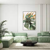 wall-art-print-canvas-poster-framed-Tropical Gold, Style A-GIOIA-WALL-ART