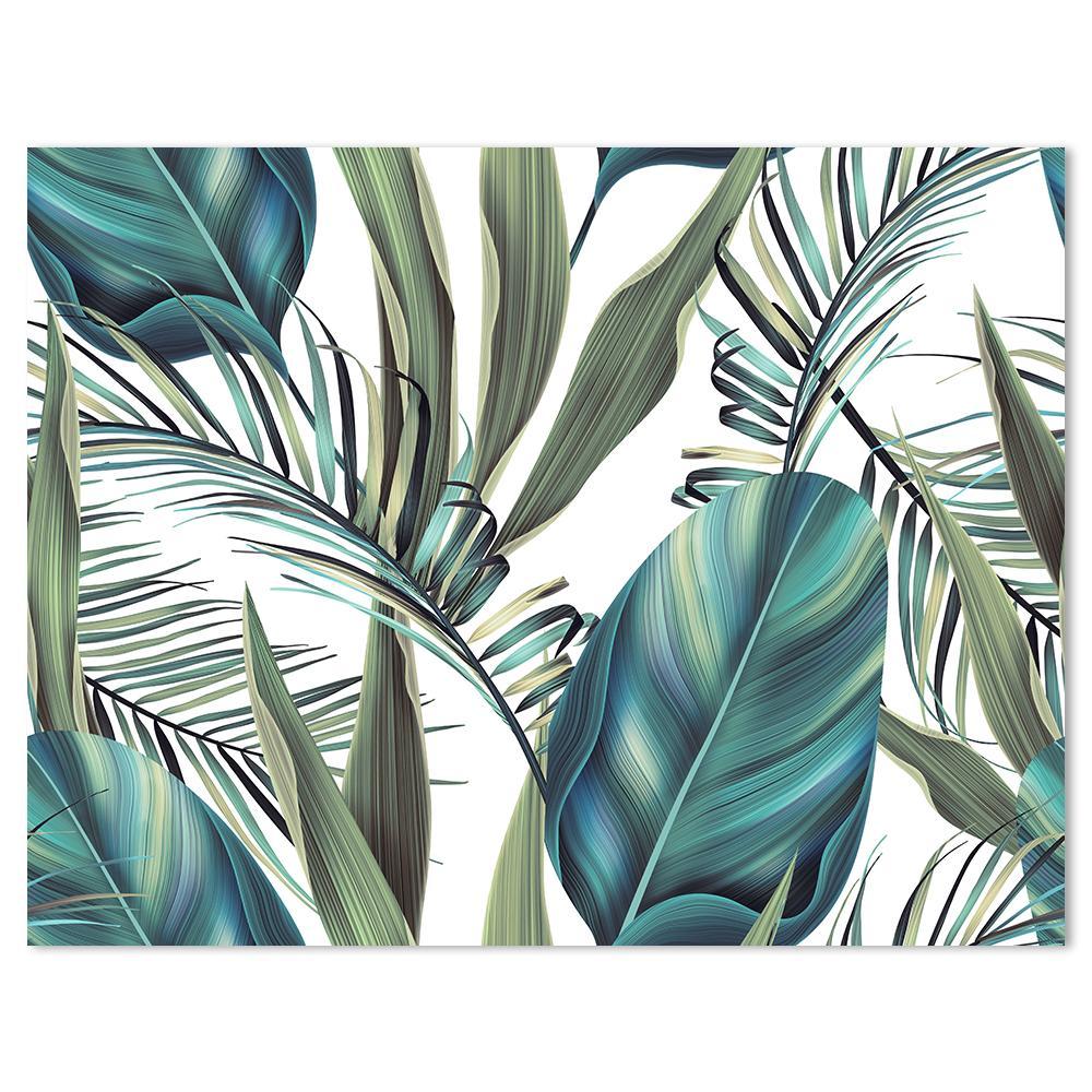 wall-art-print-canvas-poster-framed-Tropical Leaves In Hawaiian Style-by-Gioia Wall Art-Gioia Wall Art