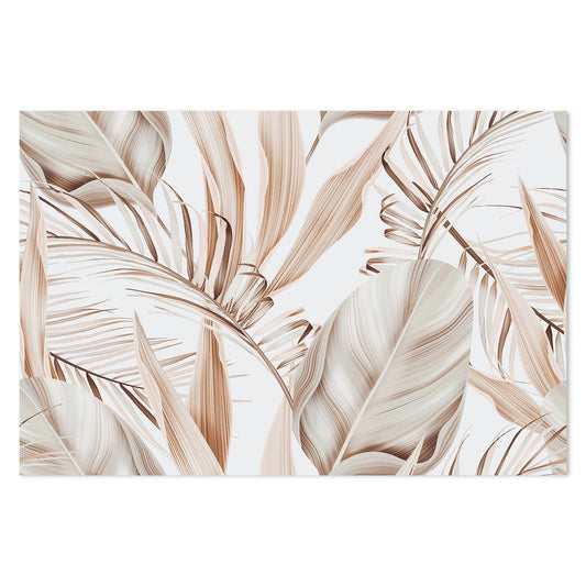 wall-art-print-canvas-poster-framed-Tropical Leaves In Hawaiian Style, Soft Tone-by-Gioia Wall Art-Gioia Wall Art