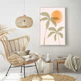 wall-art-print-canvas-poster-framed-Tropical Peach, Style B-GIOIA-WALL-ART
