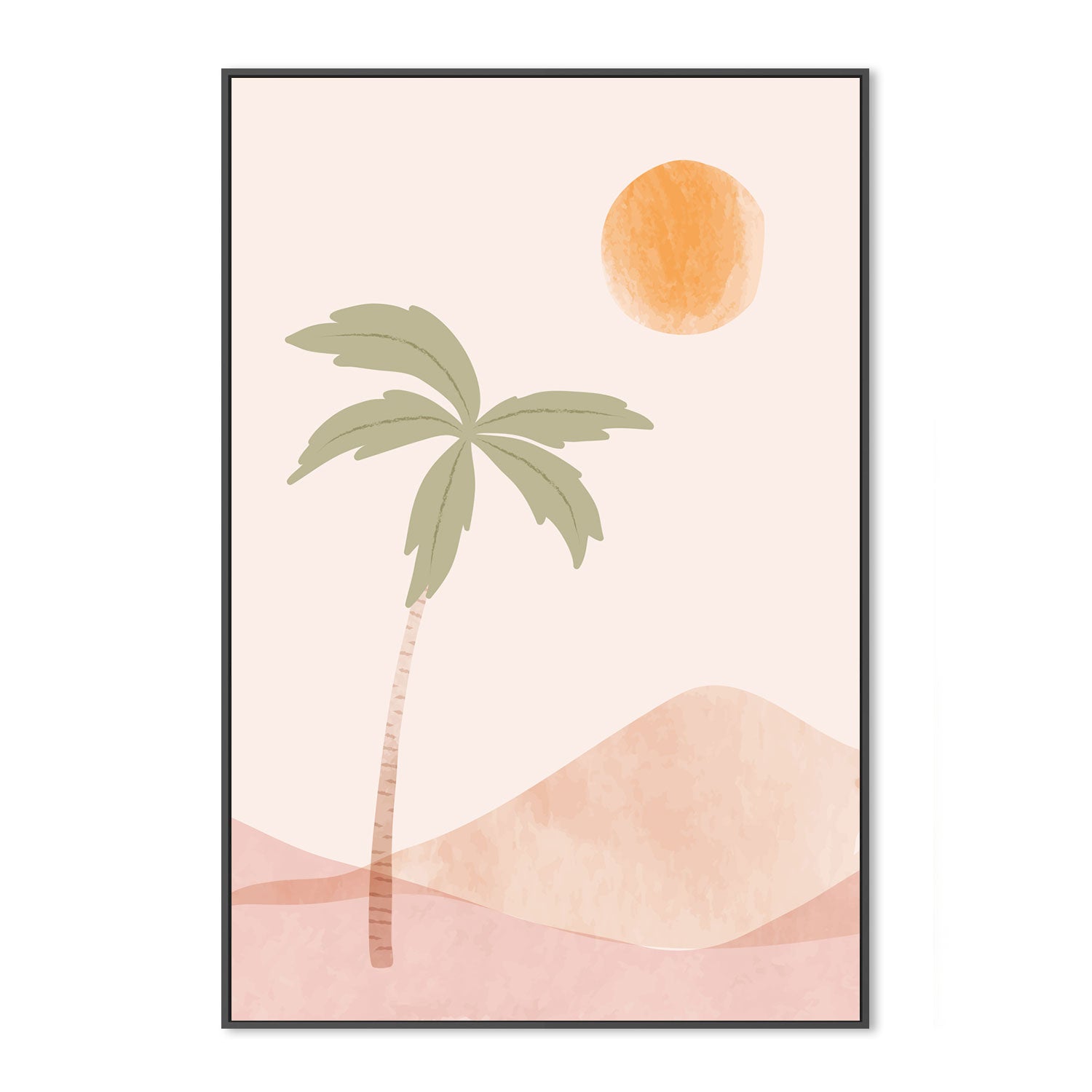 wall-art-print-canvas-poster-framed-Tropical Peach, Style C-GIOIA-WALL-ART