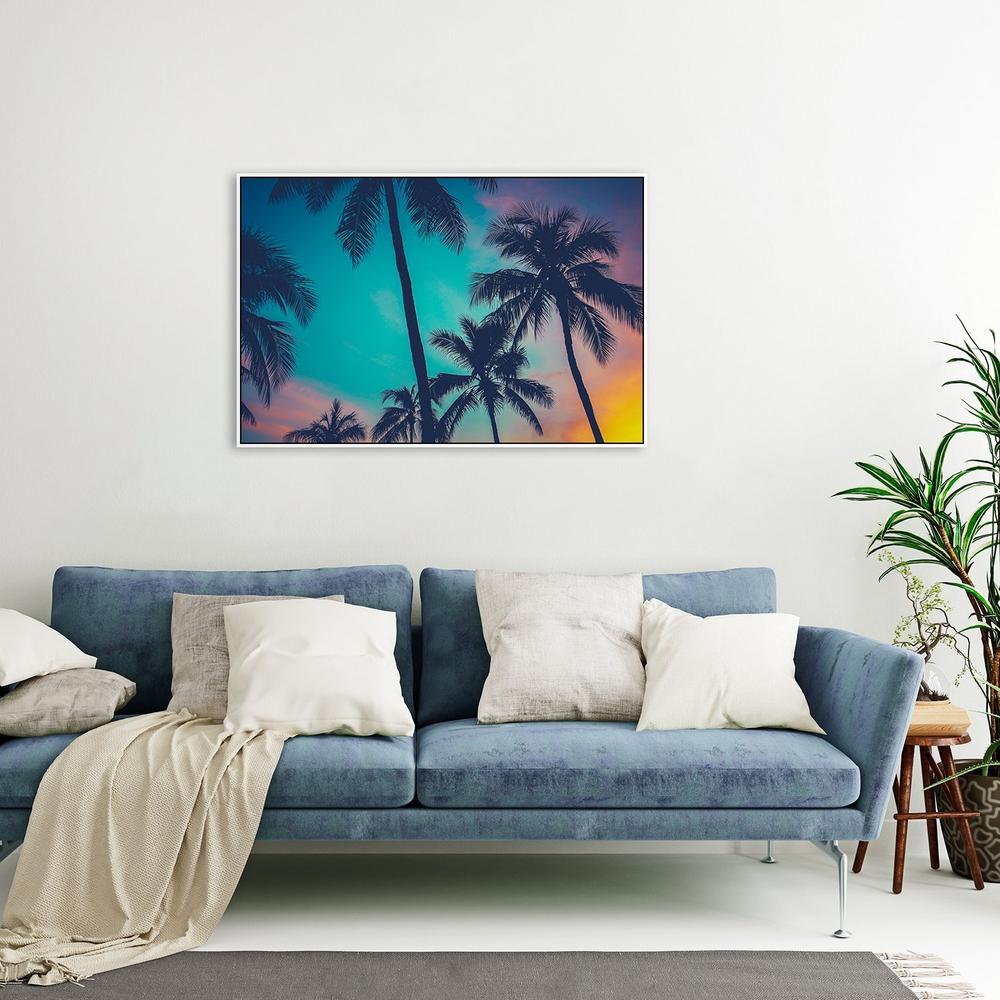 wall-art-print-canvas-poster-framed-Tropical Sunset Sky-by-Gioia Wall Art-Gioia Wall Art