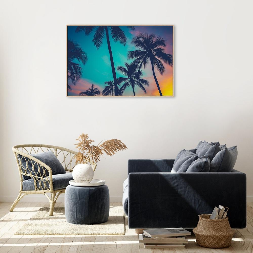 wall-art-print-canvas-poster-framed-Tropical Sunset Sky-by-Gioia Wall Art-Gioia Wall Art