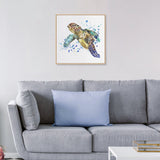 wall-art-print-canvas-poster-framed-Turtle, Watercolour Painting-by-Gioia Wall Art-Gioia Wall Art