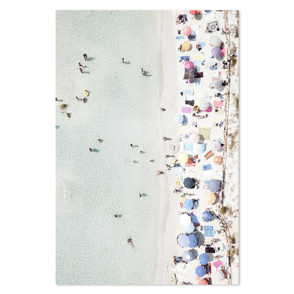 Buy Umbrellas On The Beach Of Sardinia Wall Art Online, Framed Canvas Or Poster