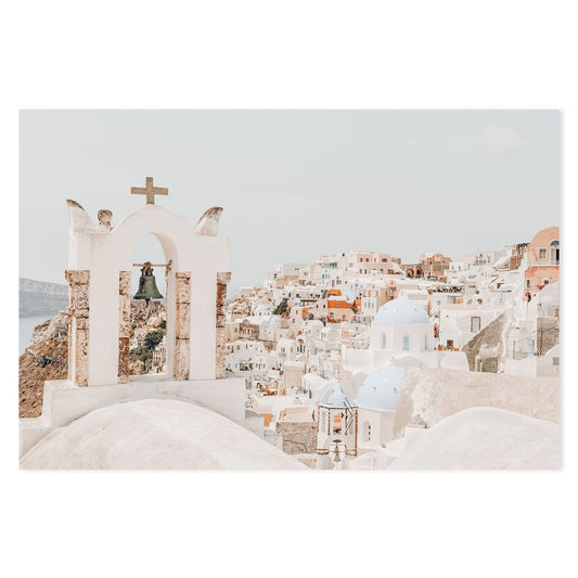 wall-art-print-canvas-poster-framed-View of Oia village. Santorini, Greece-by-Gioia Wall Art-Gioia Wall Art