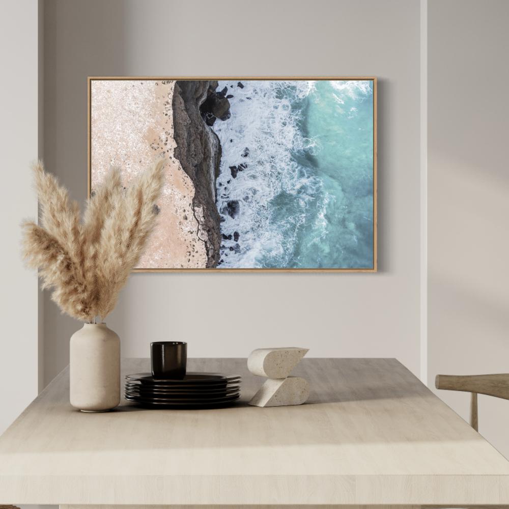 View Of The Coastline-Gioia-Prints-Framed-Canvas-Poster-GIOIA-WALL-ART