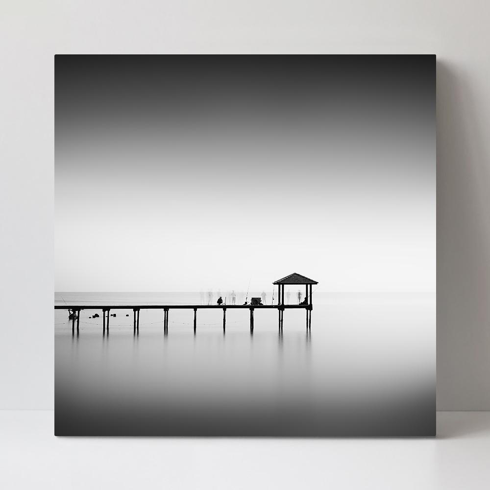 wall-art-print-canvas-poster-framed-Water Huts-by-Gioia Wall Art-Gioia Wall Art