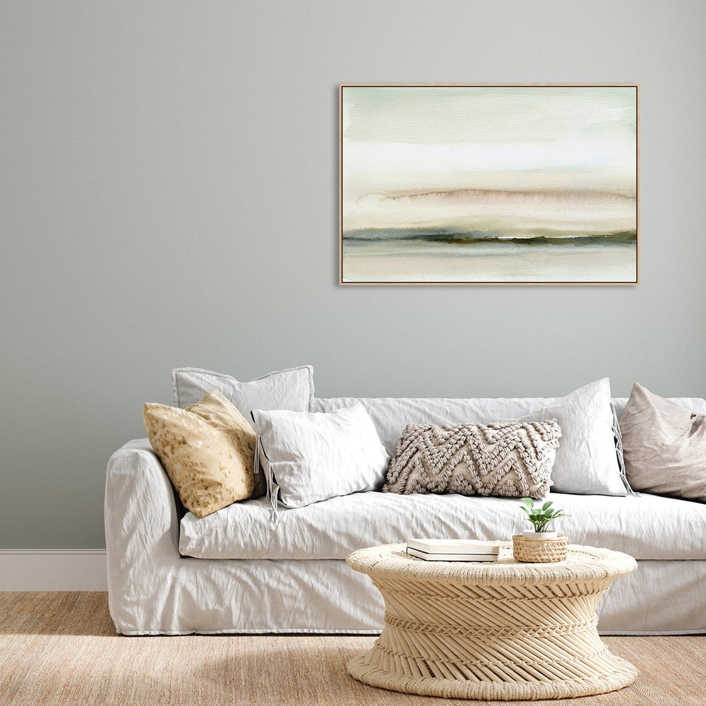 wall-art-print-canvas-poster-framed-Watercolour Horizon, Style A-by-Gioia Wall Art-Gioia Wall Art