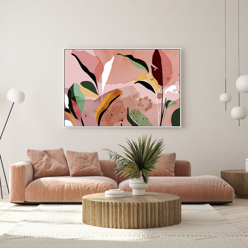 wall-art-print-canvas-poster-framed-Watermelon Botanical-GIOIA-WALL-ART