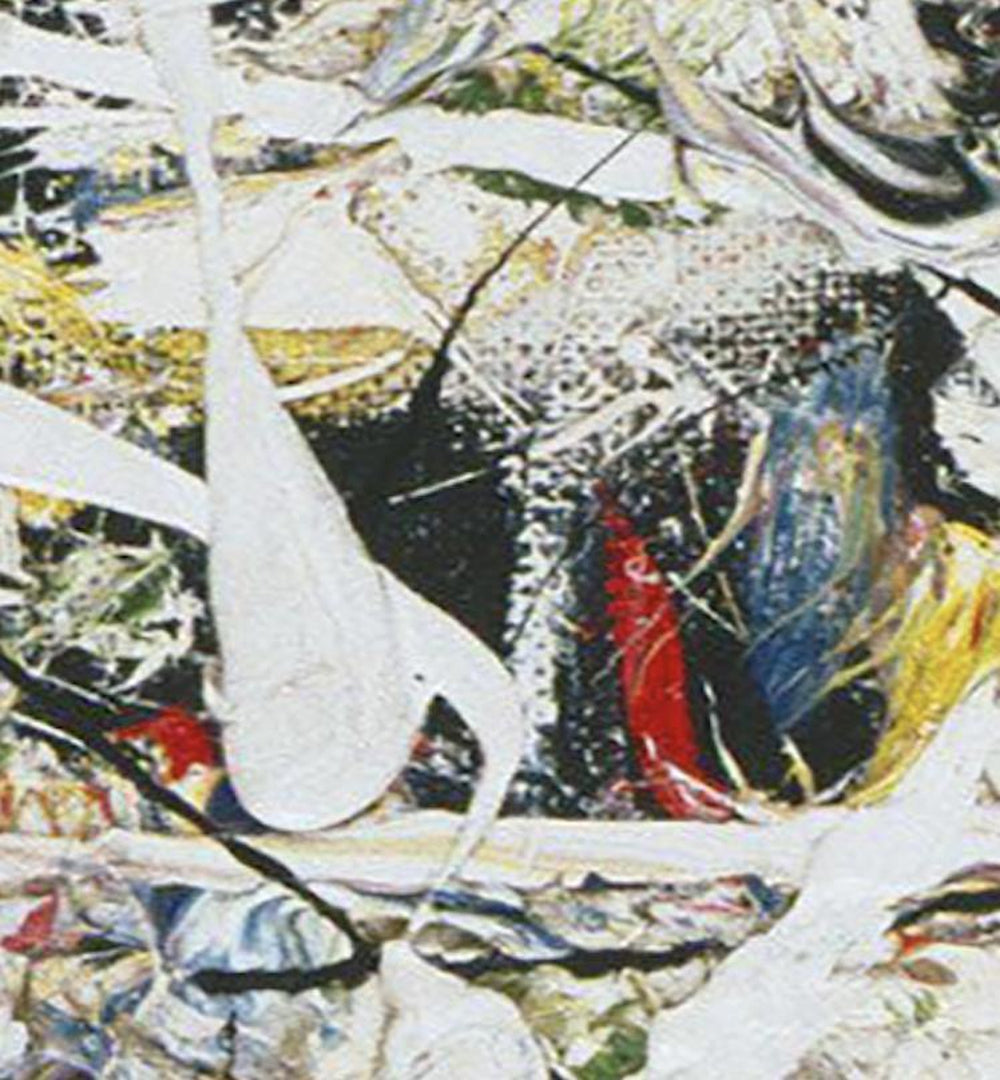 wall-art-print-canvas-poster-framed-White Light, By Jackson Pollock-by-Gioia Wall Art-Gioia Wall Art