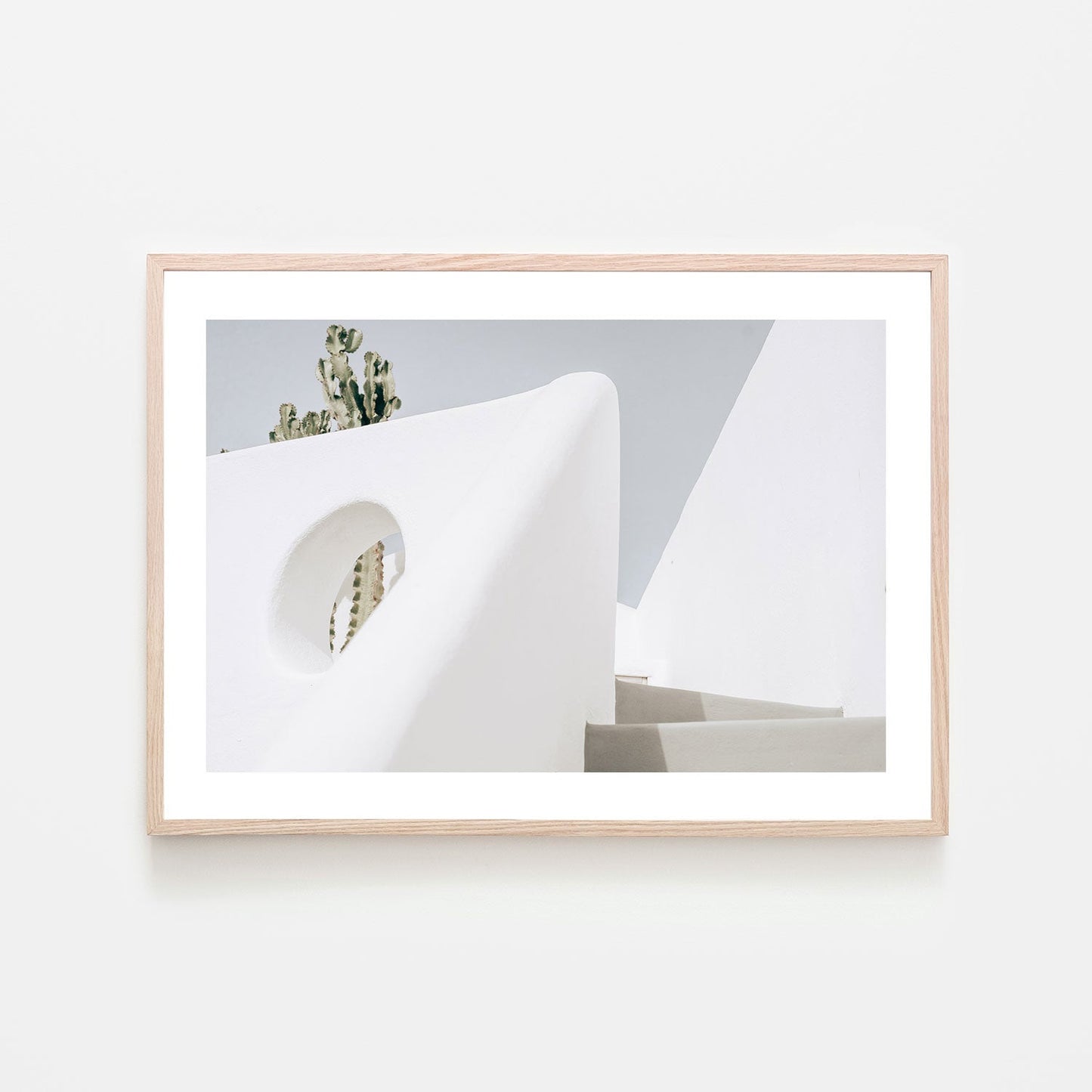 White wall and stairs-Gioia-Prints-Framed-Canvas-Poster-GIOIA-WALL-ART