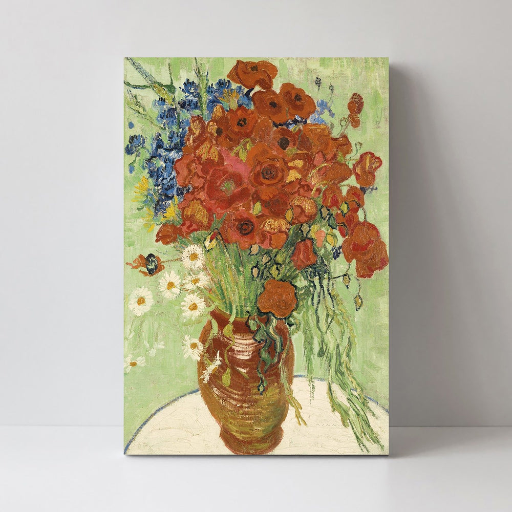 wall-art-print-canvas-poster-framed-Wildflowers, By Van Gough-by-Gioia Wall Art-Gioia Wall Art